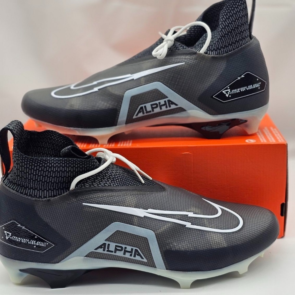 Nike Alpha Menace Elite 3 Mens 17 Black New Football Cleats CT6648-001